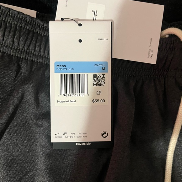 NIKE DRI-FIT STANDARD ISSUE REVERSIBLE BASKETBALL SHORTS Sz M - Picture 3 of 10